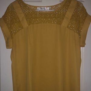 Mustard blouse